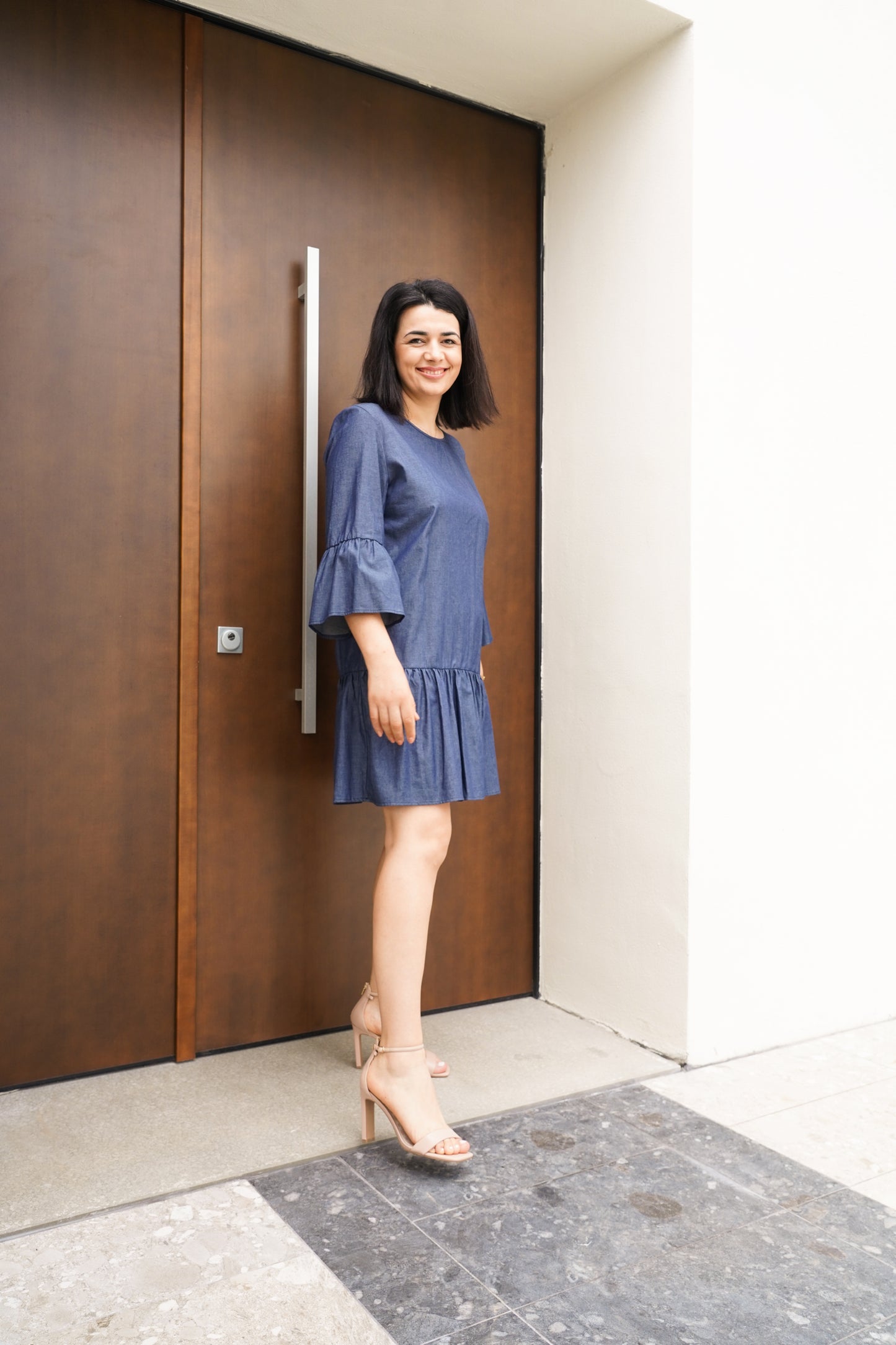 Abito in chambray fredmello