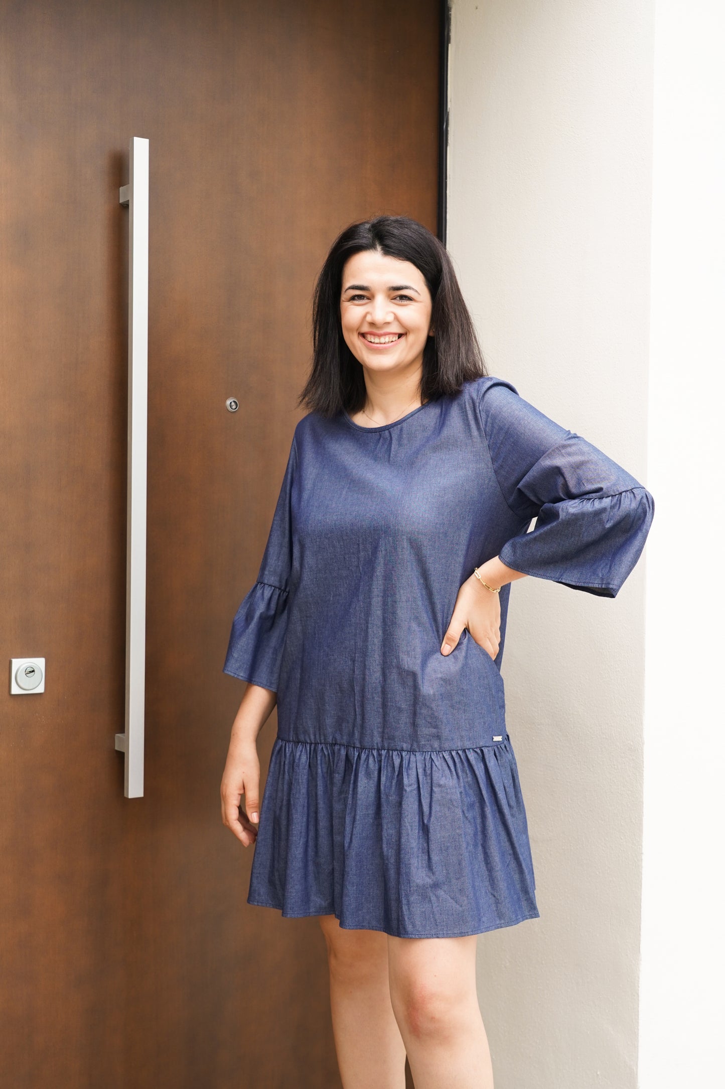 Abito in chambray fredmello
