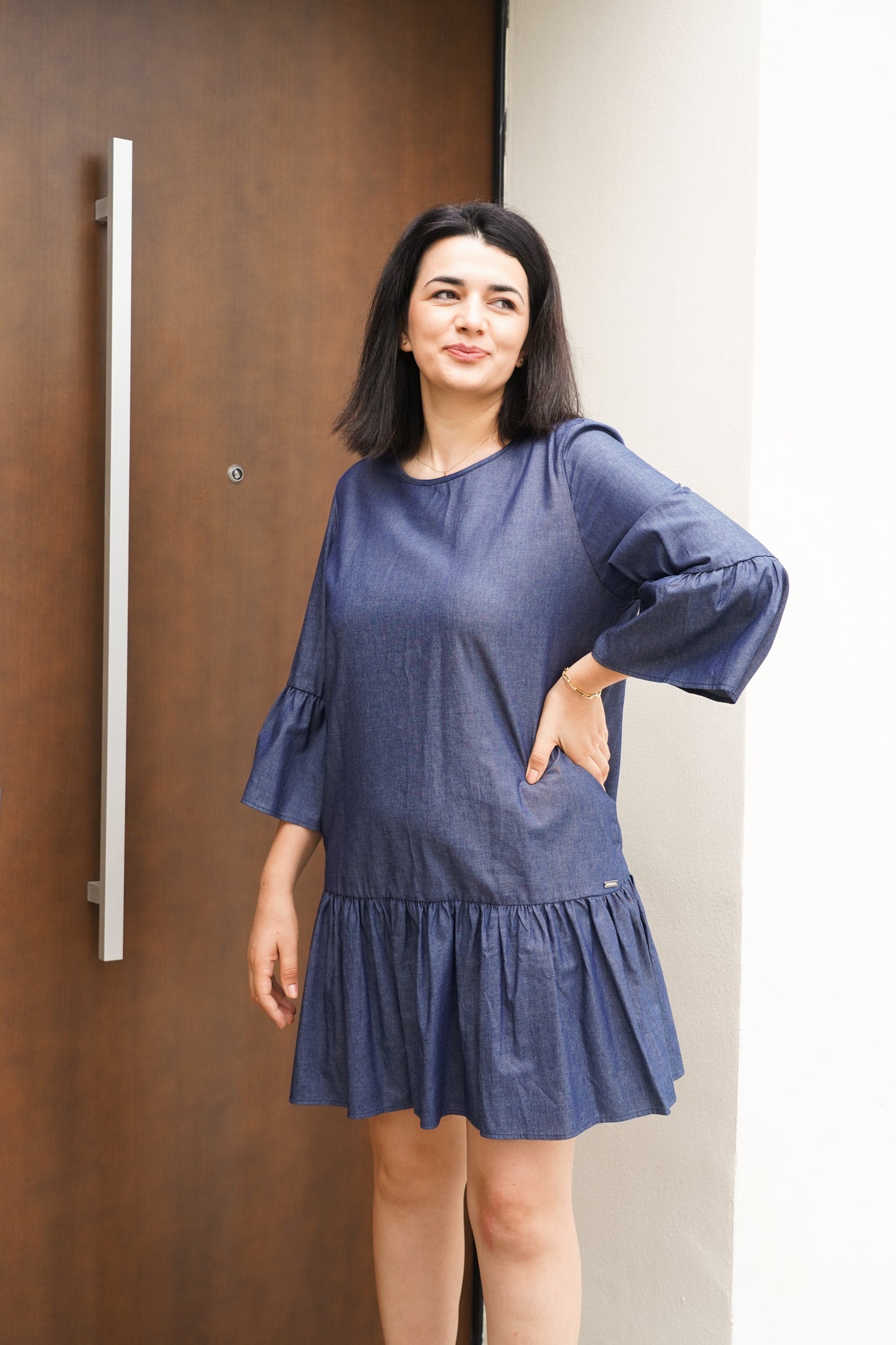 Abito in chambray fredmello