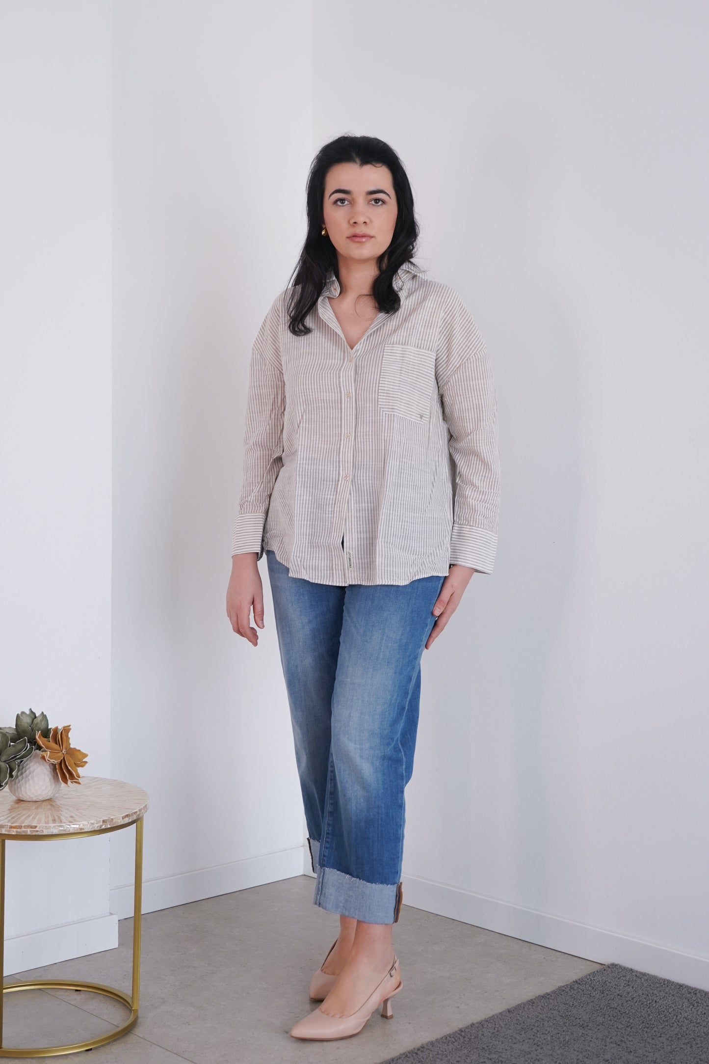 Camicia a rige Fredmello