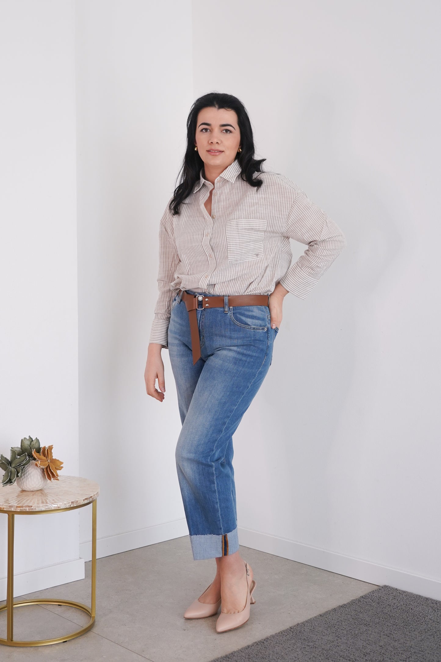 Camicia a rige Fredmello