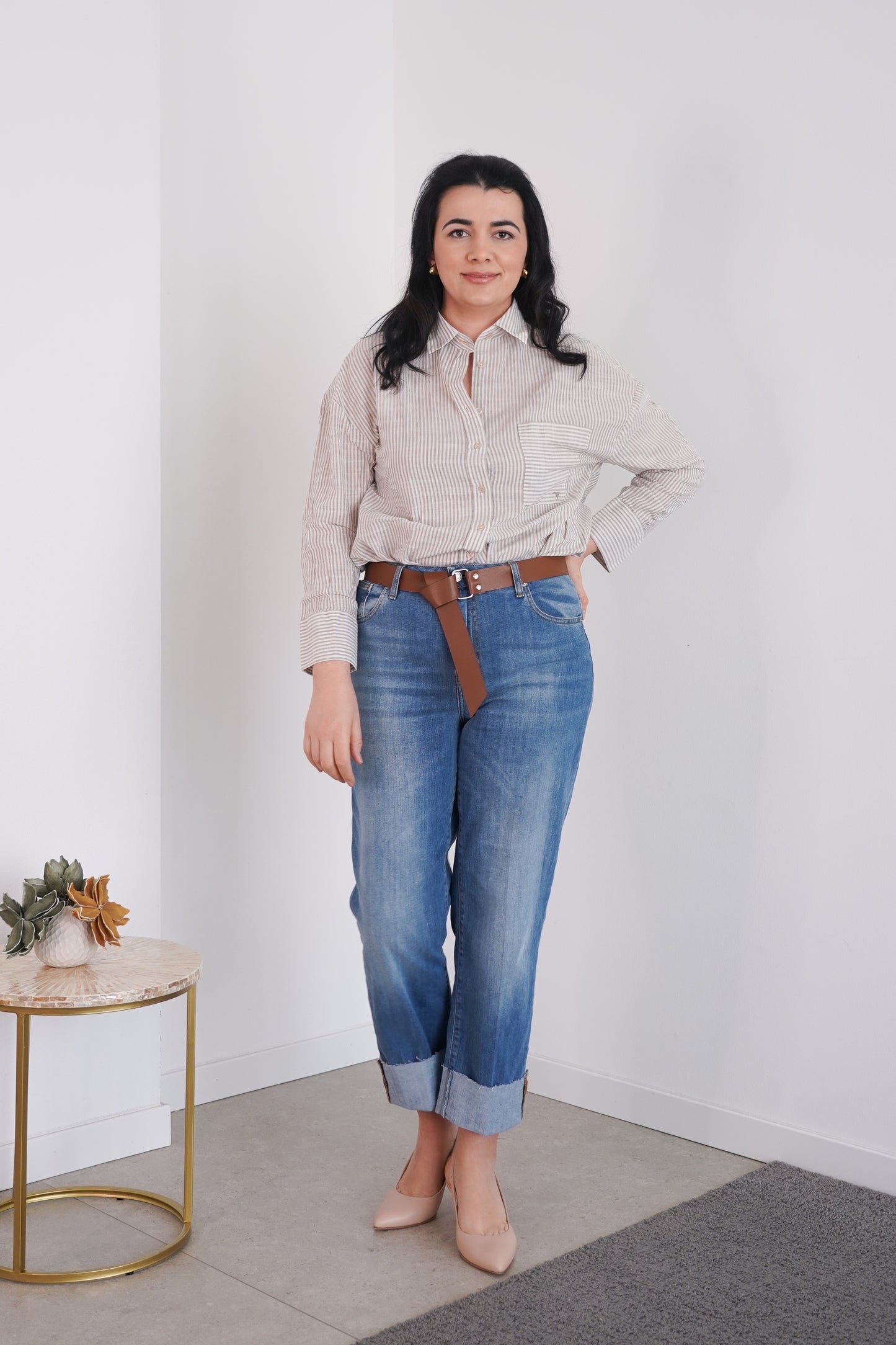 Camicia a rige Fredmello