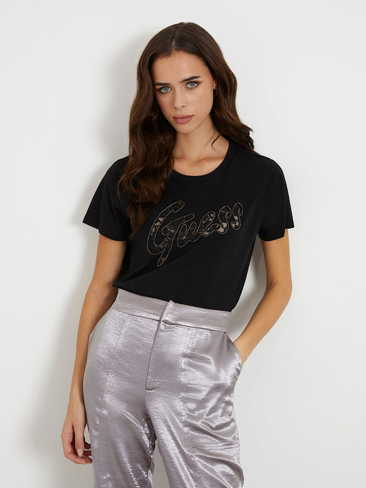 T-shirt Guess con strass