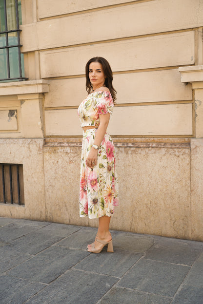 Gonna Elodie floreale