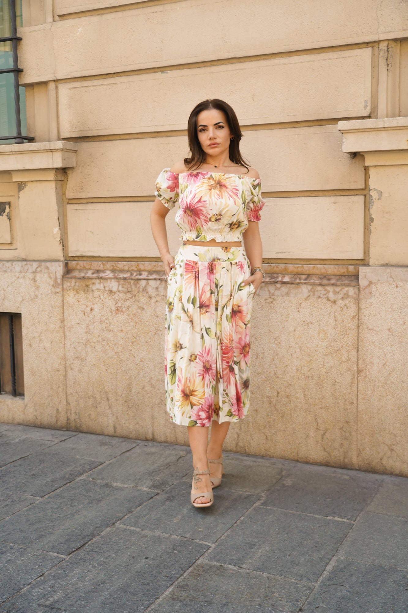 Gonna Elodie floreale