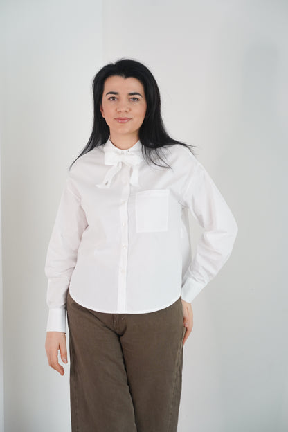 Camicia con fiocco