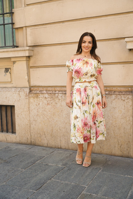 Gonna Elodie floreale