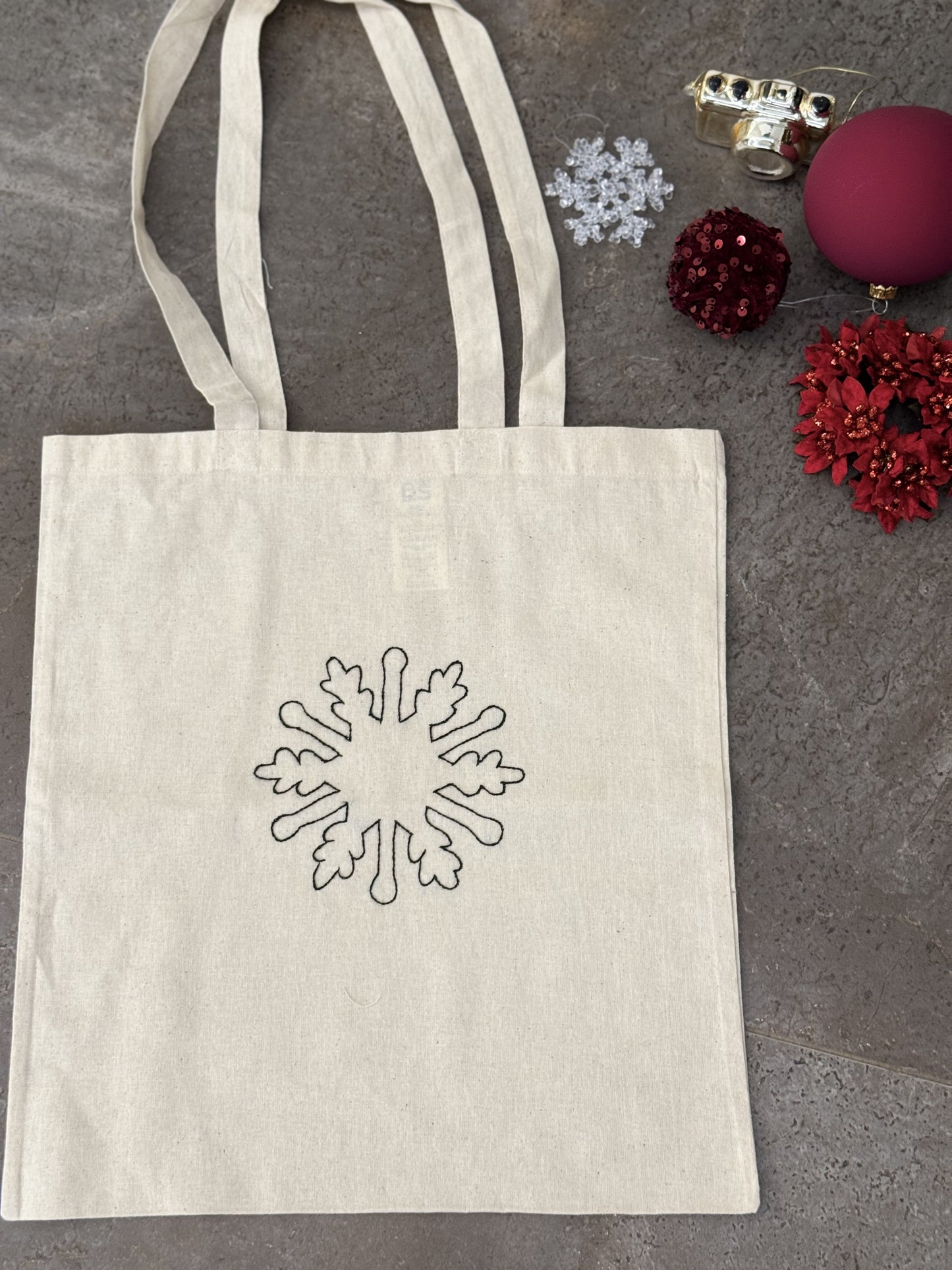 Tote bag fioccho di neve